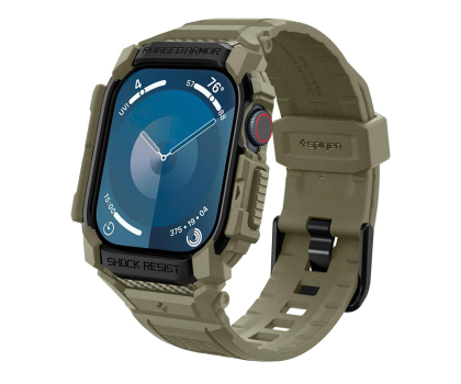 Etui / obudowa na smartwatcha Spigen Rugged Armor ”Pro” Apple Watch 10 (46 Mm) Vintage Khaki
